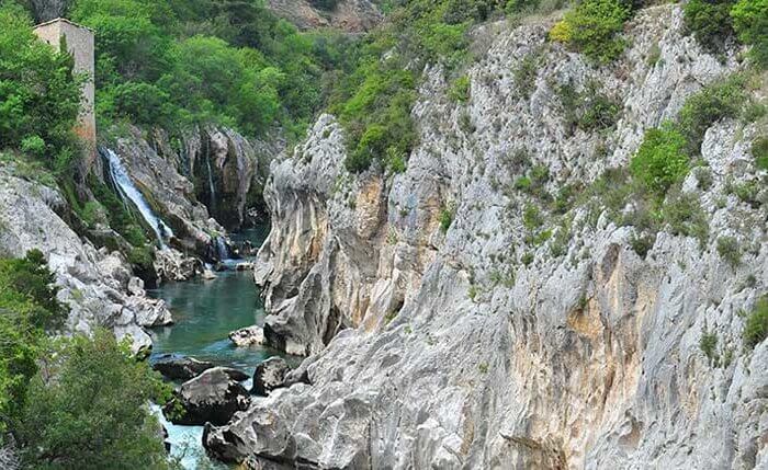 Chute d'eau du canyon du diable