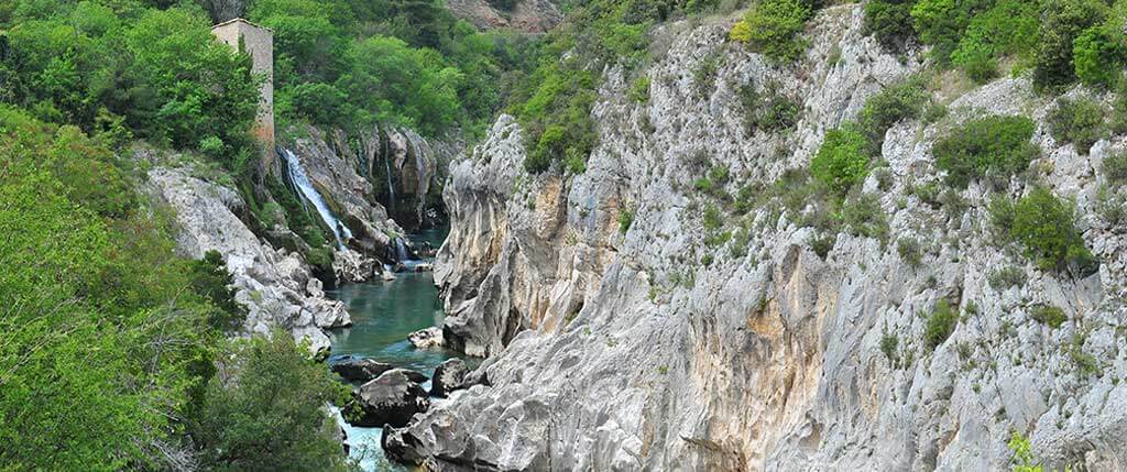 Chute d'eau du canyon du diable