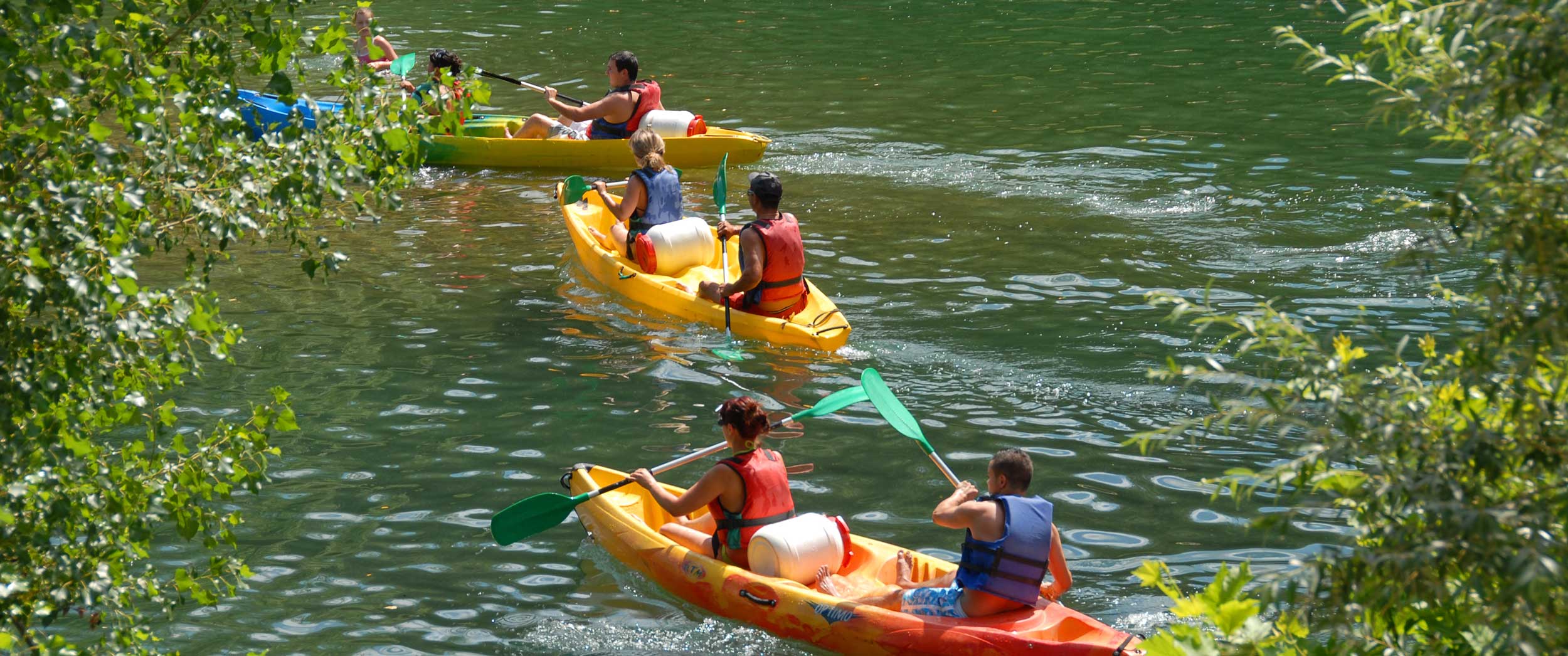 Parcours évasion en canoë kayak