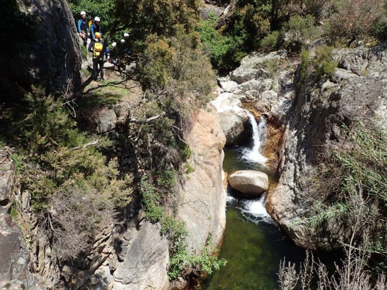 Vue sur le canyon du Rec Grand