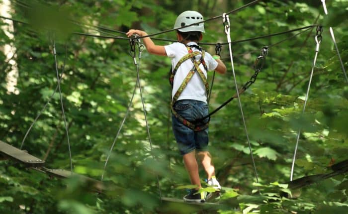 accrobranche enfant et parcours aventure