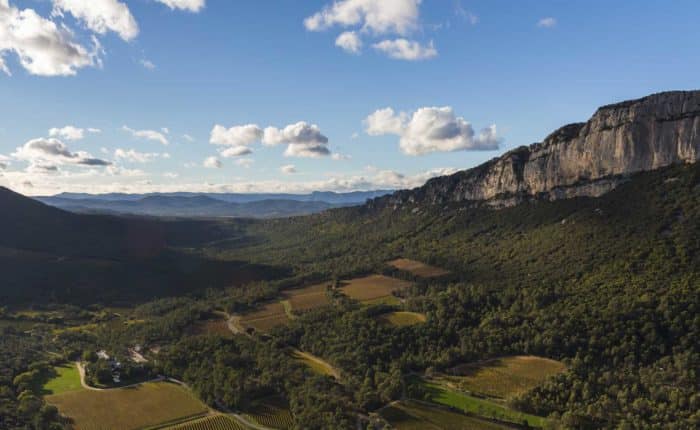 Vue sur le Pic saint lou^p