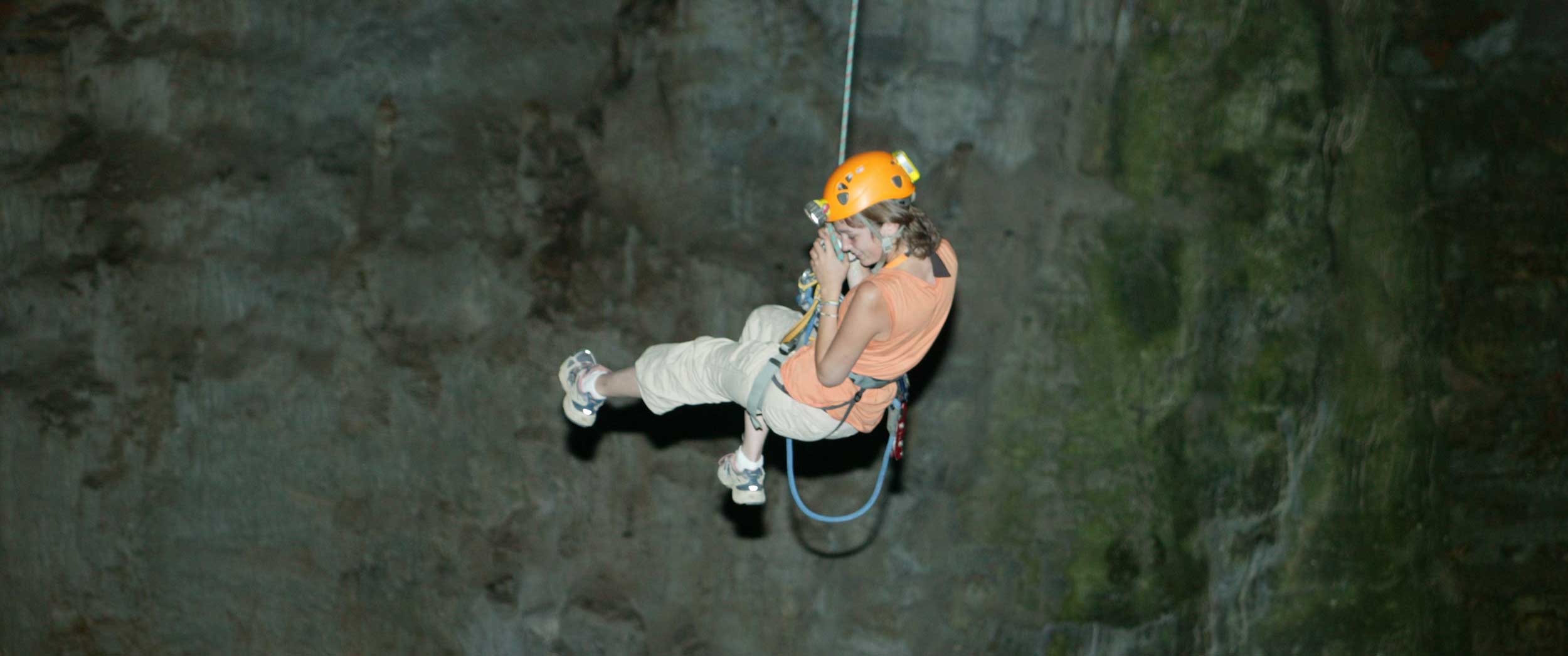 Via ferrata du thaurac intégrale avec saut pendulaire