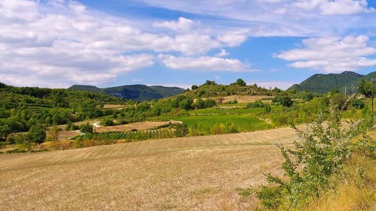 Causse du Larzac près des Cévennes