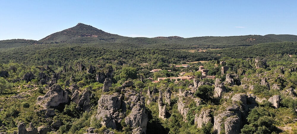 Vue sur le cirque de Mourèze