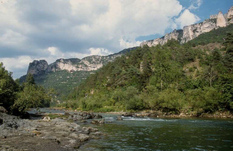 Vue sur les gorges de la Dourbie