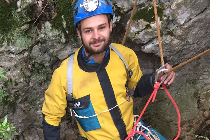Florian, guide et moniteur au Bureau des moniteurs