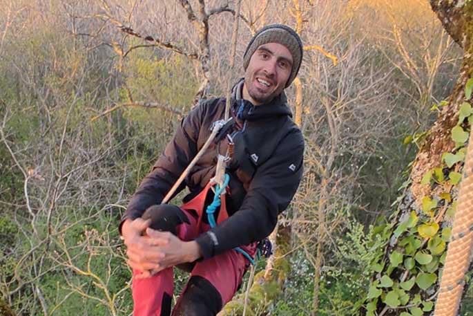 Stéphane, guide et moniteur de la vallée de l'Hérault